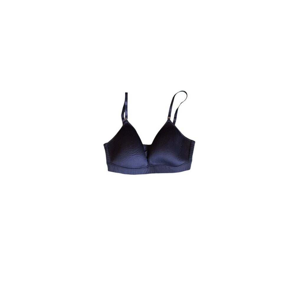 Thirdlove Black 24/7 Seamless Striped Wireless Bra